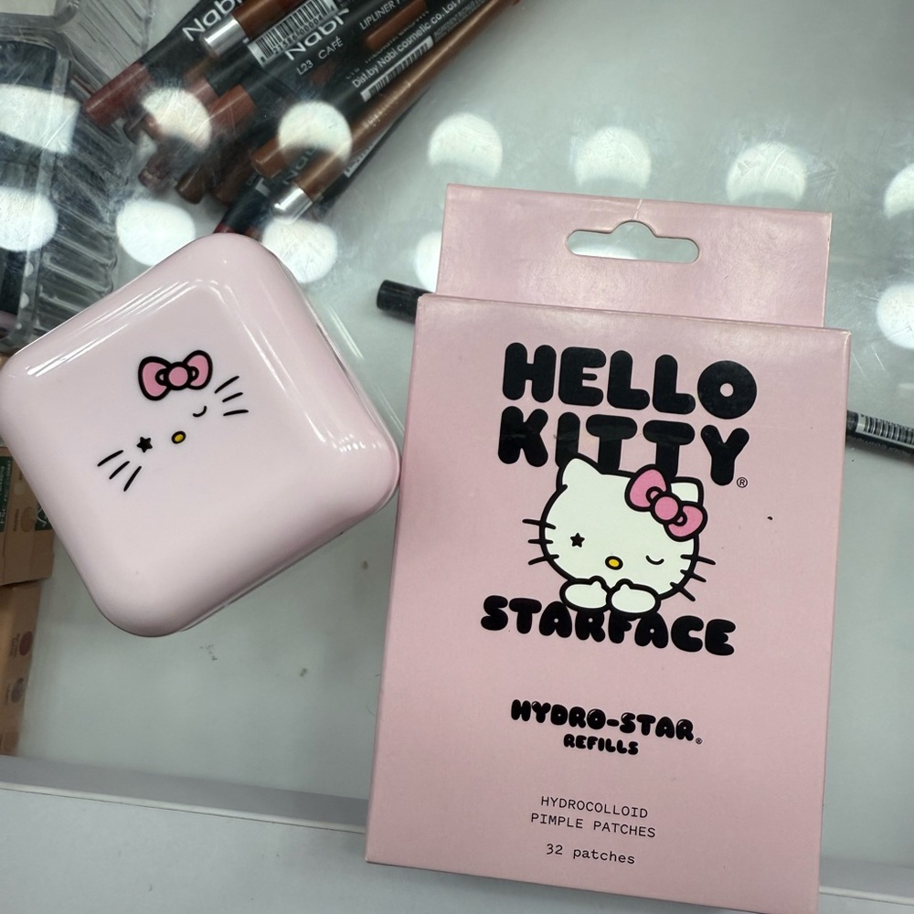 Hello Kitty Starface Pink Hydrocolloid Pimple Patches